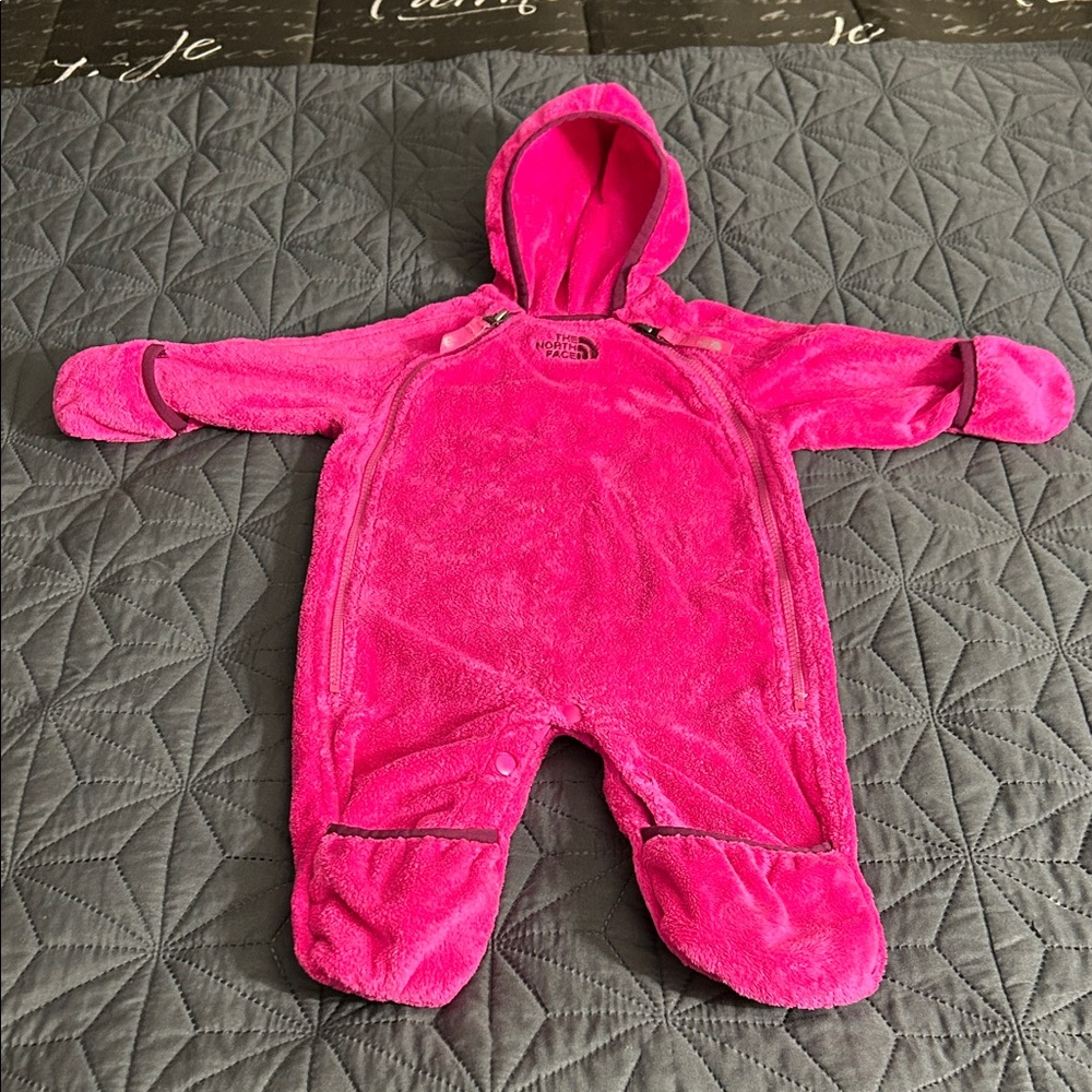 The North Face Fuchsia Infant Snowsuit
